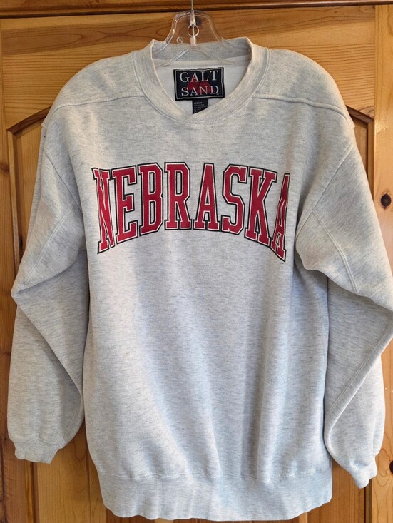 Galt Sand Other - VTG Nebraska Cornhuskers Huskers Crewneck Sweatshirt USA Made Galt Sand Medium